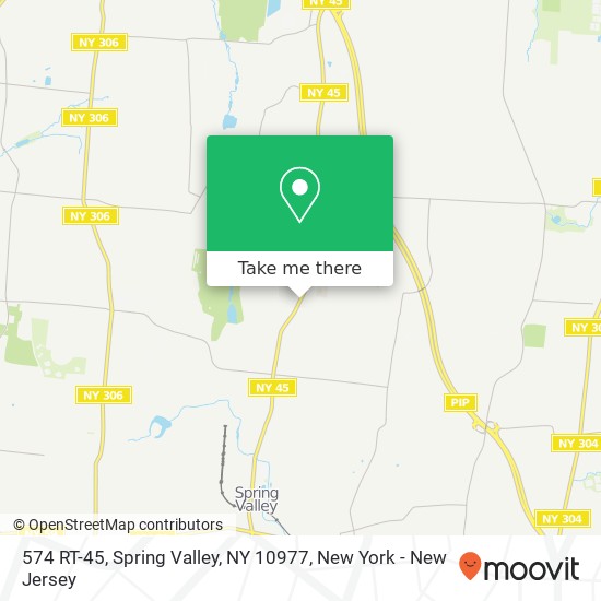 Mapa de 574 RT-45, Spring Valley, NY 10977