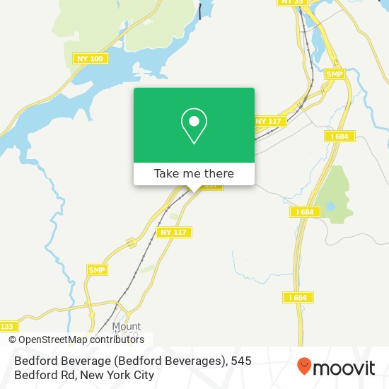 Mapa de Bedford Beverage (Bedford Beverages), 545 Bedford Rd