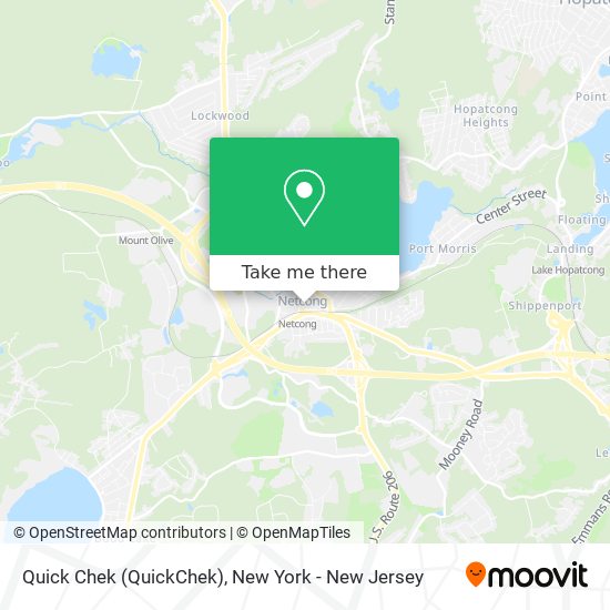 Mapa de Quick Chek (QuickChek)