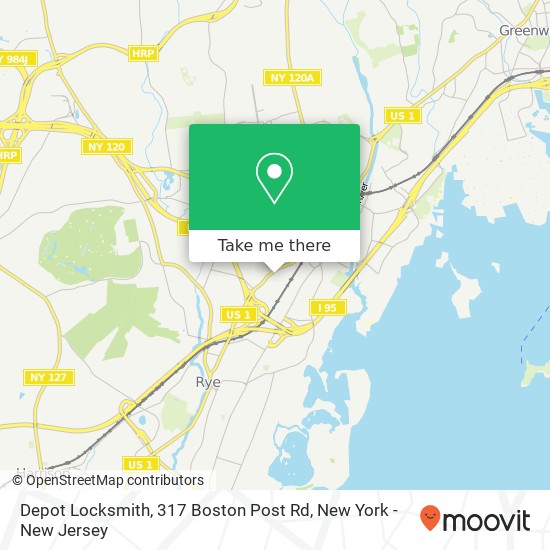 Depot Locksmith, 317 Boston Post Rd map