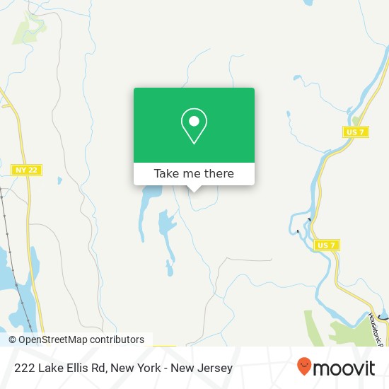 222 Lake Ellis Rd, Wingdale, NY 12594 map