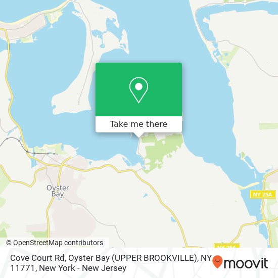 Cove Court Rd, Oyster Bay (UPPER BROOKVILLE), NY 11771 map