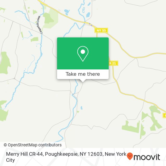 Mapa de Merry Hill CR-44, Poughkeepsie, NY 12603