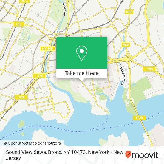 Mapa de Sound View Sewa, Bronx, NY 10473