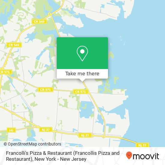 Mapa de Francolli's Pizza & Restaurant (Francollis Pizza and Restaurant), 888 Fischer Blvd