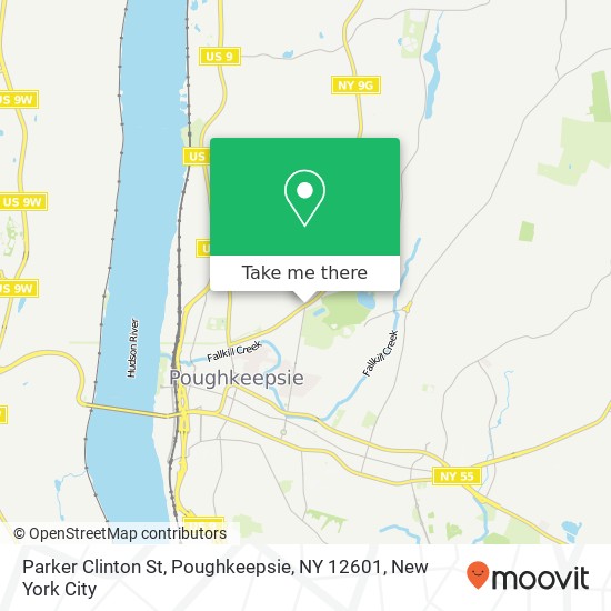 Parker Clinton St, Poughkeepsie, NY 12601 map