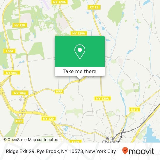 Ridge Exit 29, Rye Brook, NY 10573 map