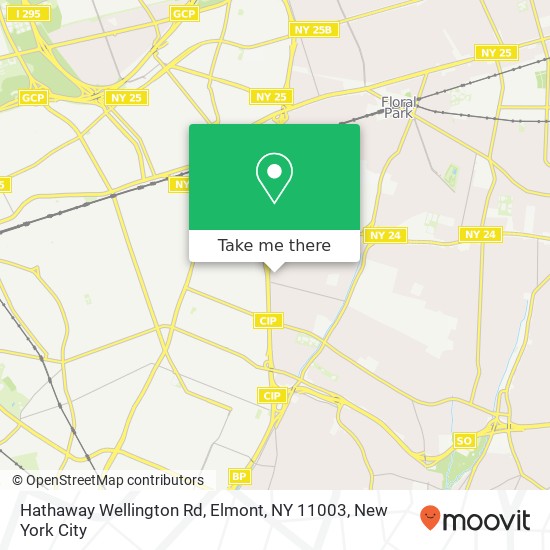 Mapa de Hathaway Wellington Rd, Elmont, NY 11003