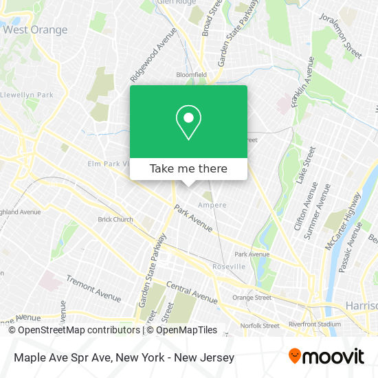 Mapa de Maple Ave Spr Ave
