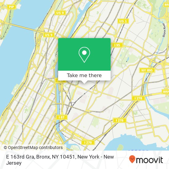 E 163rd Gra, Bronx, NY 10451 map