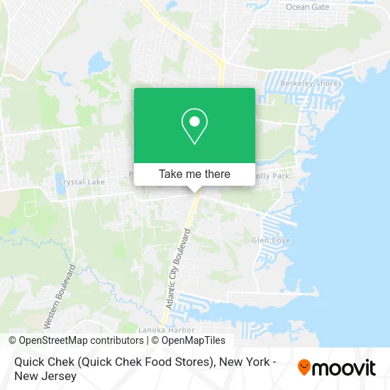 Mapa de Quick Chek (Quick Chek Food Stores)