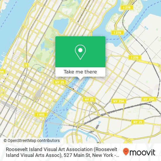 Roosevelt Island Visual Art Association (Roosevelt Island Visual Arts Assoc), 527 Main St map