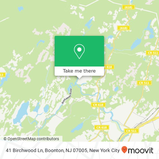 41 Birchwood Ln, Boonton, NJ 07005 map
