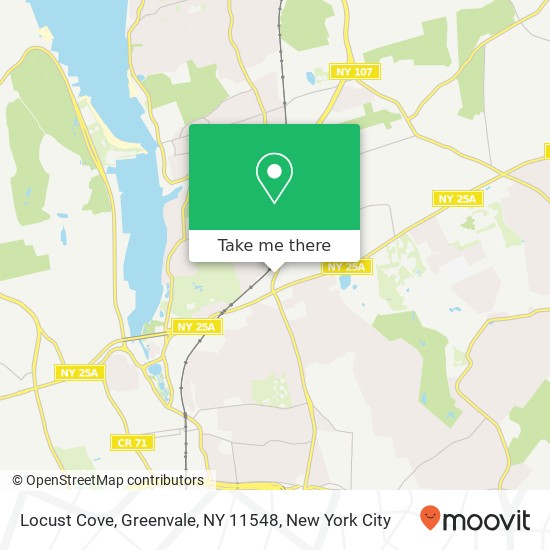 Mapa de Locust Cove, Greenvale, NY 11548