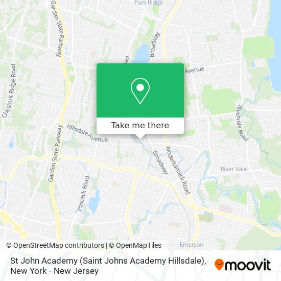 Mapa de St John Academy (Saint Johns Academy Hillsdale)