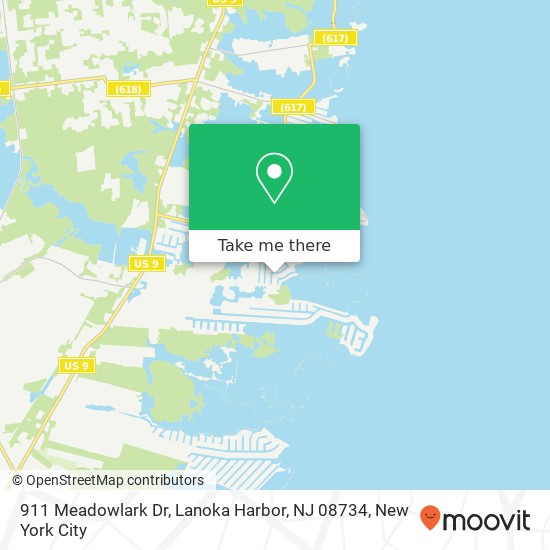 911 Meadowlark Dr, Lanoka Harbor, NJ 08734 map