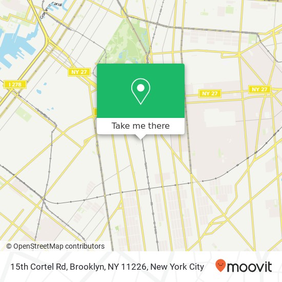 15th Cortel Rd, Brooklyn, NY 11226 map