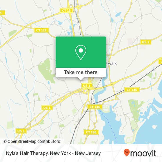 Nyla's Hair Therapy map