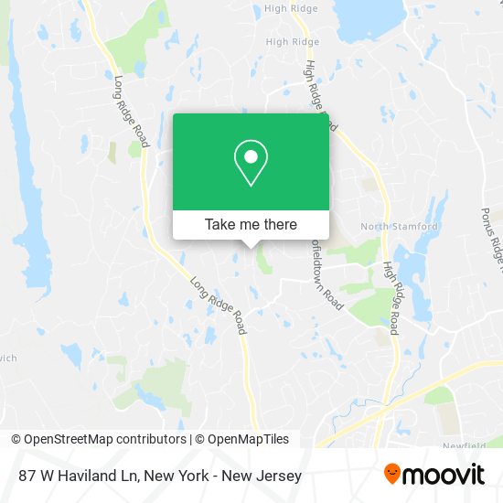 Mapa de 87 W Haviland Ln