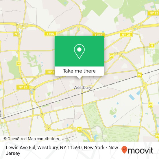 Lewis Ave Ful, Westbury, NY 11590 map
