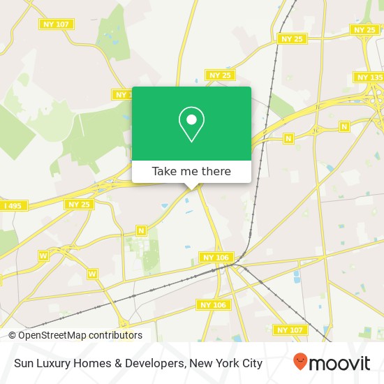 Sun Luxury Homes & Developers map