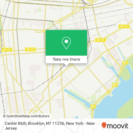 Mapa de Center 86th, Brooklyn, NY 11236