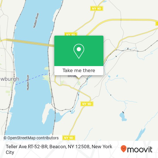 Teller Ave RT-52-BR, Beacon, NY 12508 map