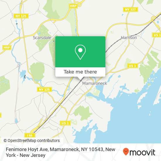 Fenimore Hoyt Ave, Mamaroneck, NY 10543 map