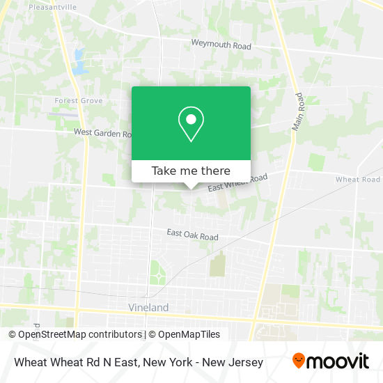 Mapa de Wheat Wheat Rd N East