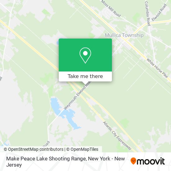 Make Peace Lake Shooting Range map