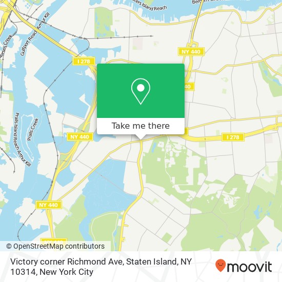 Victory corner Richmond Ave, Staten Island, NY 10314 map