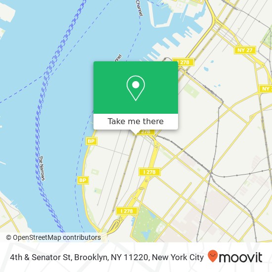 4th & Senator St, Brooklyn, NY 11220 map