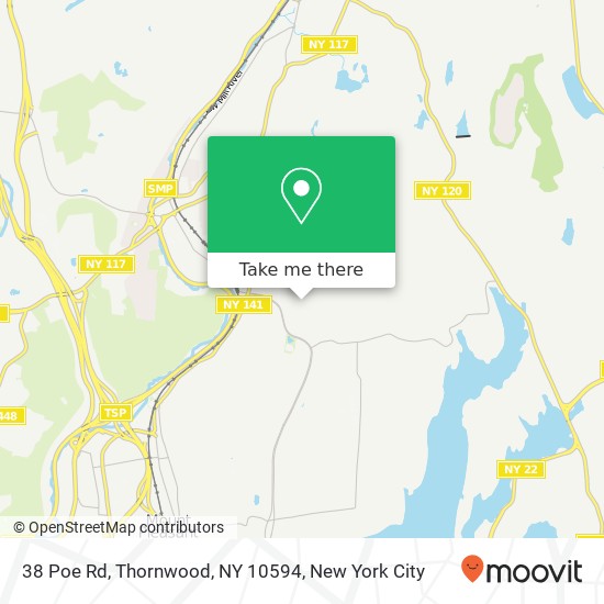 38 Poe Rd, Thornwood, NY 10594 map