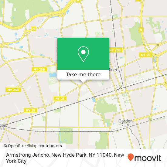 Mapa de Armstrong Jericho, New Hyde Park, NY 11040
