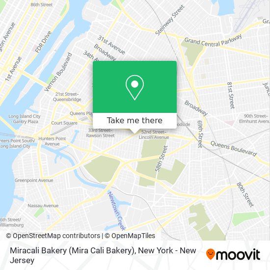 Mapa de Miracali Bakery (Mira Cali Bakery)