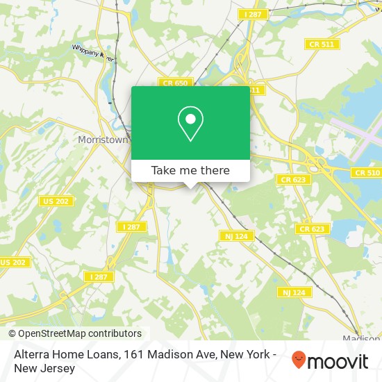 Mapa de Alterra Home Loans, 161 Madison Ave