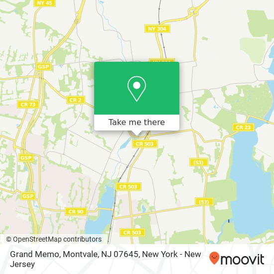 Grand Memo, Montvale, NJ 07645 map