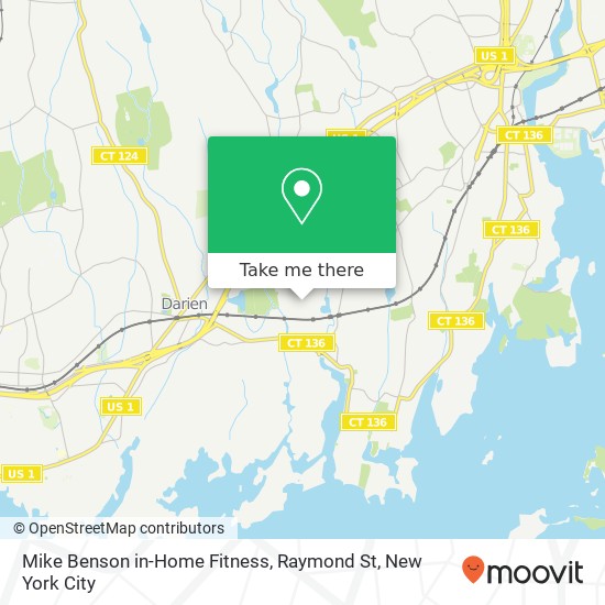 Mike Benson in-Home Fitness, Raymond St map