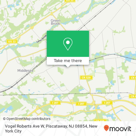 Vogel Roberts Ave W, Piscataway, NJ 08854 map