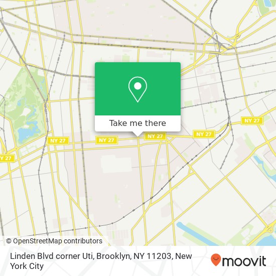 Linden Blvd corner Uti, Brooklyn, NY 11203 map