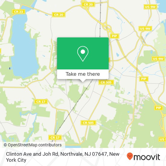 Clinton Ave and Joh Rd, Northvale, NJ 07647 map