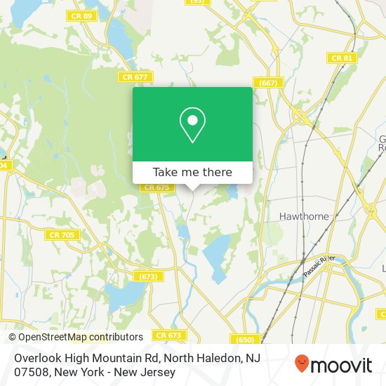 Overlook High Mountain Rd, North Haledon, NJ 07508 map