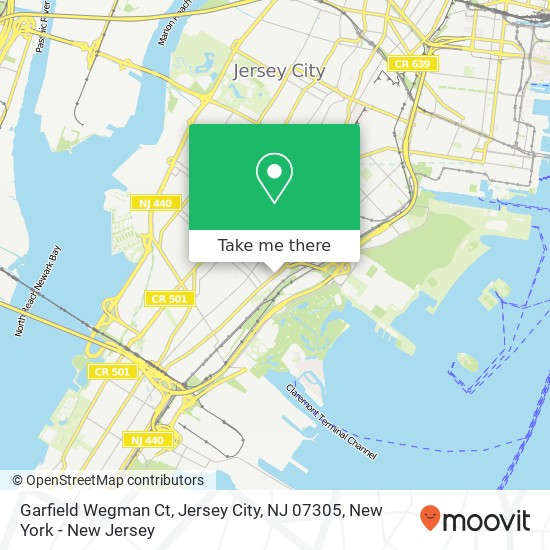 Garfield Wegman Ct, Jersey City, NJ 07305 map