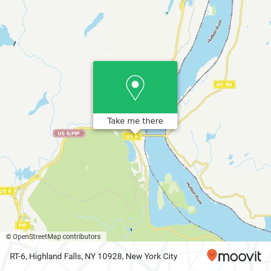 RT-6, Highland Falls, NY 10928 map