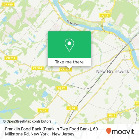 Franklin Food Bank (Franklin Twp Food Bank), 60 Millstone Rd map