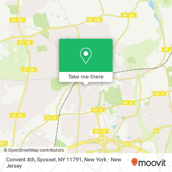 Convent 4th, Syosset, NY 11791 map