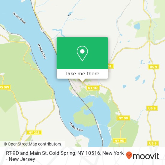 Mapa de RT-9D and Main St, Cold Spring, NY 10516
