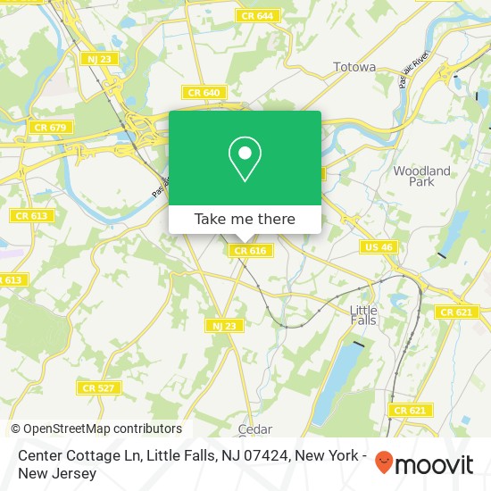 Center Cottage Ln, Little Falls, NJ 07424 map