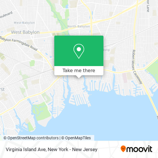 Mapa de Virginia Island Ave