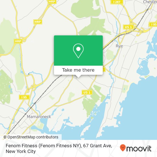 Mapa de Fenom Fitness (Fenom Fitness NY), 67 Grant Ave